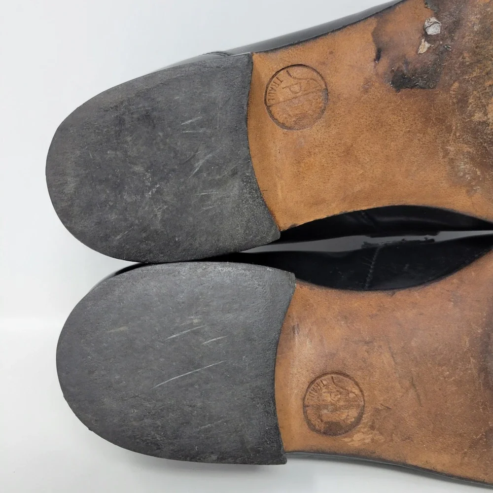Wright Breather Arch Preserver Mens Black‎ Leather Loafers 10.5 D 802066B USA